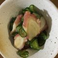 クック1FX93J☆'s cooksnap of when they made タコときゅうりの酸っぱすぎない酢の物.