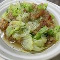 hogwarts's cooksnap of when they made 豚バラレタスのオイスター炒め.