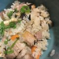 motchママ's cooksnap of when they made ☆～大人気塩豚でひじきの炊き込みご飯～☆.