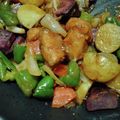 hikopiko's cooksnap of when they made 野菜たっぷり鶏胸肉甘酢炒め.
