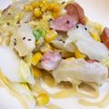 どんぐりきのこ's cooksnap of when they made 簡単☆白菜とコーンのクリームスープパスタ.