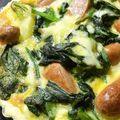 よつぽん's cooksnap of when they made ほうれん草とじゃが芋のキッシュ.