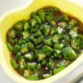 はあとん's cooksnap of when they made 常備菜に♪漬けオクラ.