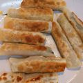 ＿pomme's cooksnap of when they made 餃子の皮でさっぱり　豚コマ巻き.