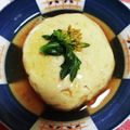 どどこどこどこ's cooksnap of when they made カニ缶消費。レンジだけでふんわり豆腐茶巾.