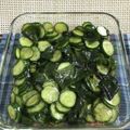 ◆どらしま◆'s cooksnap of when they made 塩わかめとキュウリのポン酢和え.