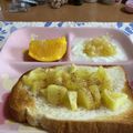 クック49L4Ho☆'s cooksnap of when they made ほんのり甘い＊リンゴのフィリングトースト.