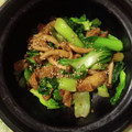 inLondon's cooksnap of when they made タアサイと油揚げの炒め煮.