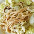 Akkers's cooksnap of when they made ☆春キャベツとアンチョビのパスタ☆.