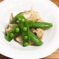 horseland's cooksnap of when they made 簡単ヘルシー♡鶏肉とスナップえんどう炒め.