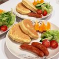 はると碧りんご's cooksnap of when they made オートミールが気にならないパンケーキ.