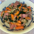 まーちゃんとみーくん's cooksnap of when they made 切り干し大根＆豚こま★しょうが醤油炒め.