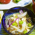 taruママ's cooksnap of when they made ちくわと枝豆のクリームチーズ削り節和え♪.