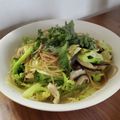 donuts★'s cooksnap of when they made 鶏ささみときのこのパスタ♪麺つゆバター味.
