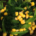 LUNAmama☆'s cooksnap of when they made ほうれん草とコーンのお浸し.