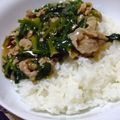 愛うらら's cooksnap of when they made 牛肉と小松菜のあんかけごはん。.