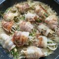 クックEVWZ3X☆'s cooksnap of when they made 豆苗と人参、もやしの肉巻き.