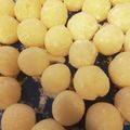 ゆあ☆ʕ·ᴥ·ʔ's cooksnap of when they made すあま風モチモチ！コロコロ可愛い♡まゆ玉.