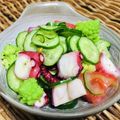 料理男子部🍻's cooksnap of when they made タコきゅうりロマネスコトマトのマリネ♡.