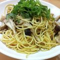 tukiyo★'s cooksnap of when they made 簡単！塩昆布ときのこの和風パスタ.