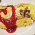 akiyuママ's cooksnap of when they made 小松菜と豚挽肉の旨々オムレツ☆節約！.
