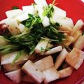 ♬あじさいのレシピ♬'s cooksnap of when they made 3分でできる♪豆苗と長芋の梅サラダ！.