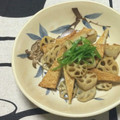 おはなすき's cooksnap of when they made 作りおき♬蓮根とさつま揚げの辛子醤油炒め.