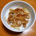 クックY08S17☆'s cooksnap of when they made 豚肩ロースとたまねぎの煮込み丼.