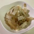 papikun's cooksnap of when they made ザーサイ 大根をごま油で.