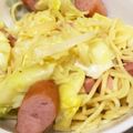 Kユリコ's cooksnap of when they made 簡単ウインナーキャベツの和風パスタ.