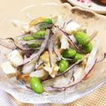 フジぽん's cooksnap of when they made ちくわと枝豆のクリームチーズ削り節和え♪.