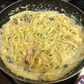 武士道56's cooksnap of when they made 【生クリームなし】簡単カルボナーラ.