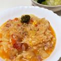 Nya6nya6's cooksnap of when they made 残ったトマトポトフでリゾット♡.