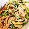 もこめ's cooksnap of when they made 惣菜★小松菜と竹輪の炒め物＊弁当 掲載.