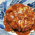 akm24's cooksnap of when they made デミ缶で簡単！ふわふわ煮込みハンバーグ.