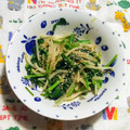 クッカーまさおちゃん's cooksnap of when they made もやしと小松菜の辛子和え.