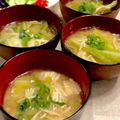 ♡てるてる♡'s cooksnap of when they made キャベツとえのきの味噌汁.