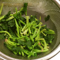 ゆずしちみ's cooksnap of when they made 提案。画期的なほうれん草などのゆで方.