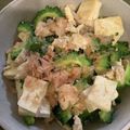caruga's cooksnap of when they made 苦い！やみつきゴーヤチャンプルー.