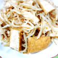 ふうはっちゃん's cooksnap of when they made 簡単もやしと厚揚げ豆腐のちゃちゃっと炒め.