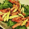 みかん箱☆'s cooksnap of when they made ベーコンときのこの ごちそうサラダ.