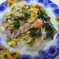 はっぴーはりぼ's cooksnap of when they made ニラ玉丼.