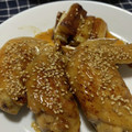 akizoo's cooksnap of when they made 手羽先と白ネギの甘辛煮.