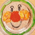 ゆっきゆっきゆっき's cooksnap of when they made ちらし寿司ケーキ アンパンマン.