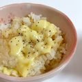 ちぃかま☆'s cooksnap of when they made ランチ?夜食?バター醤油ライスonチーズ.
