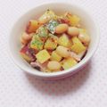 まあまま☆0403's cooksnap of when they made さつまいもと豆のハニーマスタードサラダ.