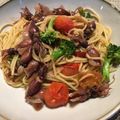 いとみっきい's cooksnap of when they made ホタルイカと菜の花の春パスタ.