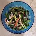 紅茶とチーズケーキ's cooksnap of when they made ♡きゅうりとカニカマの塩昆布和え♡.