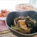 今日の勝家御膳's cooksnap of when they made ５分で旨みじゅわ～♡サニーレタスの煮浸し.