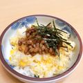 ★ぴよぴよ501★'s cooksnap of when they made 玉子ごはん風の半熟仕上げチャーハン納豆添.